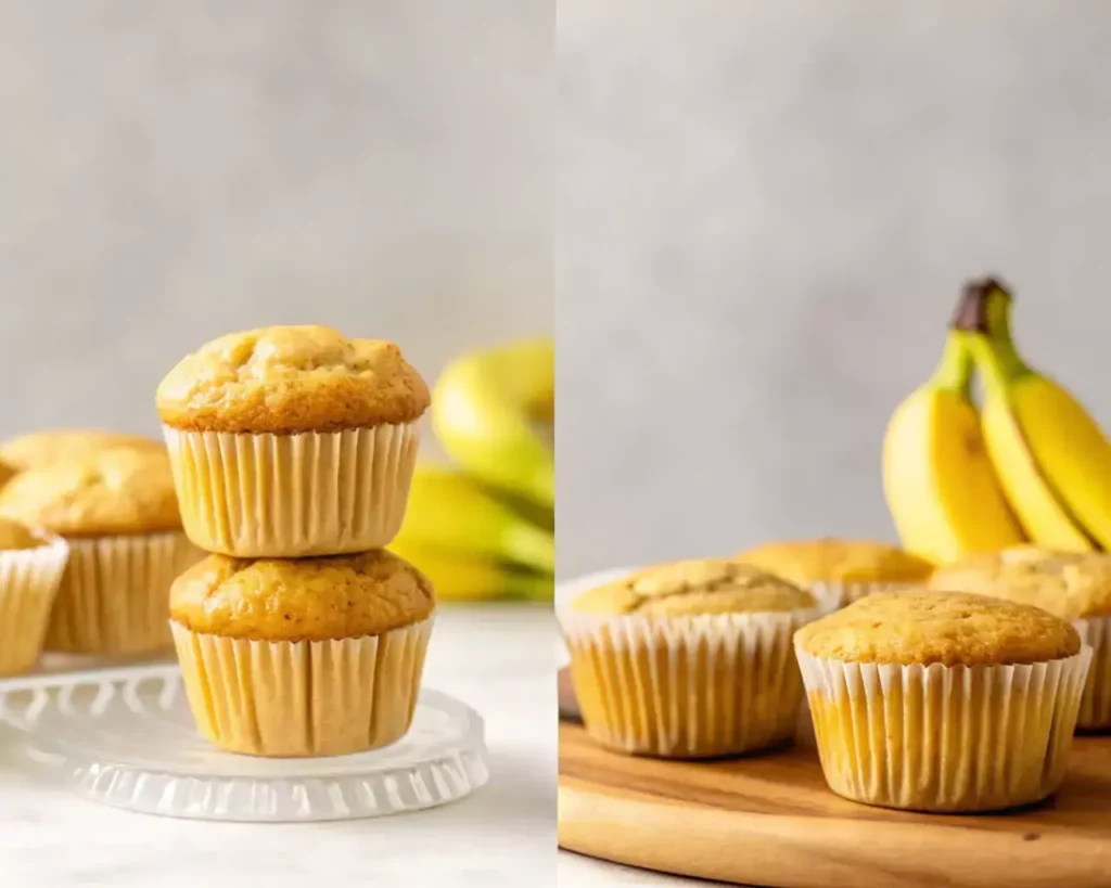 4 Ingredient Banana Muffins