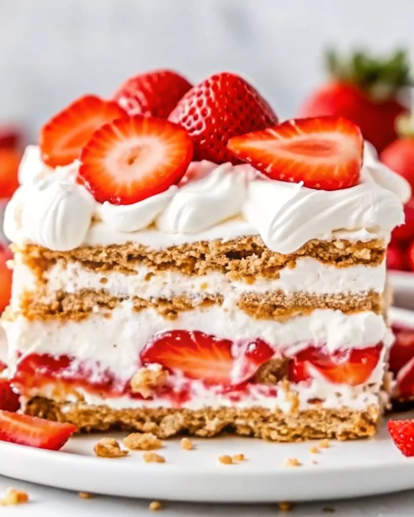 Strawberry Icebox Cake
