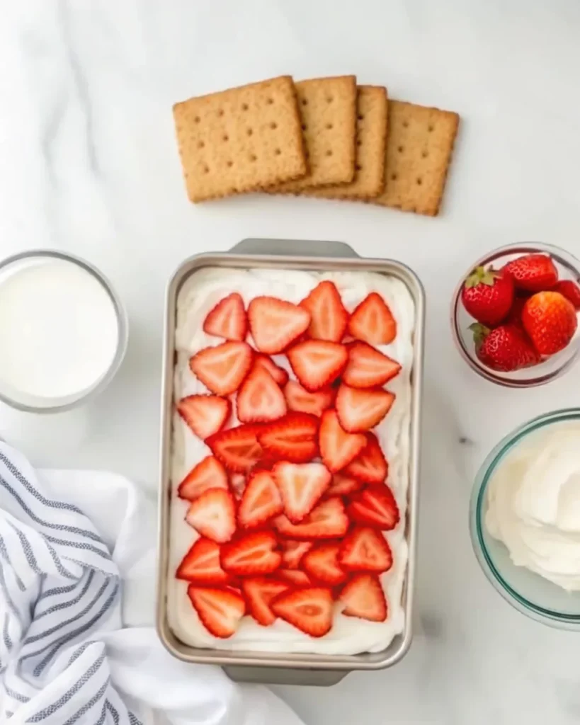 strawberry-icebox-cake-with-creamy-layers-and-fresh-strawberries