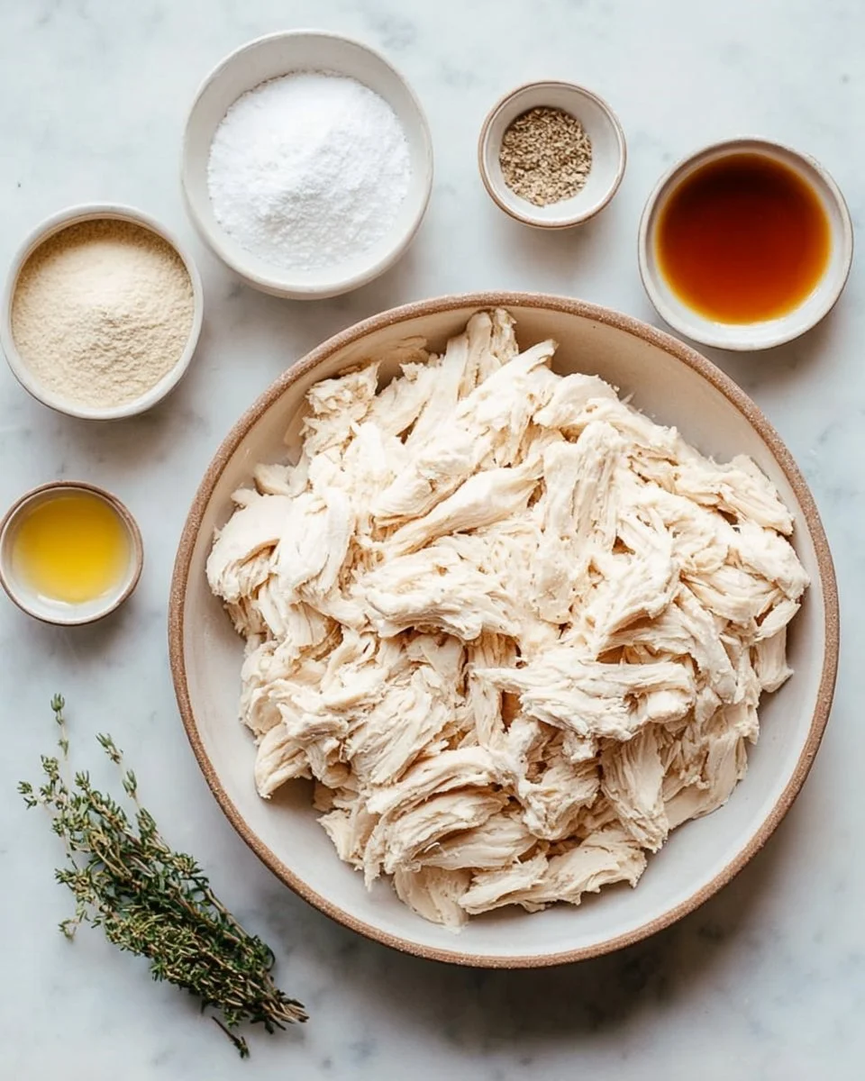 2-Ingredient Vegan Chicken dish ready to serve