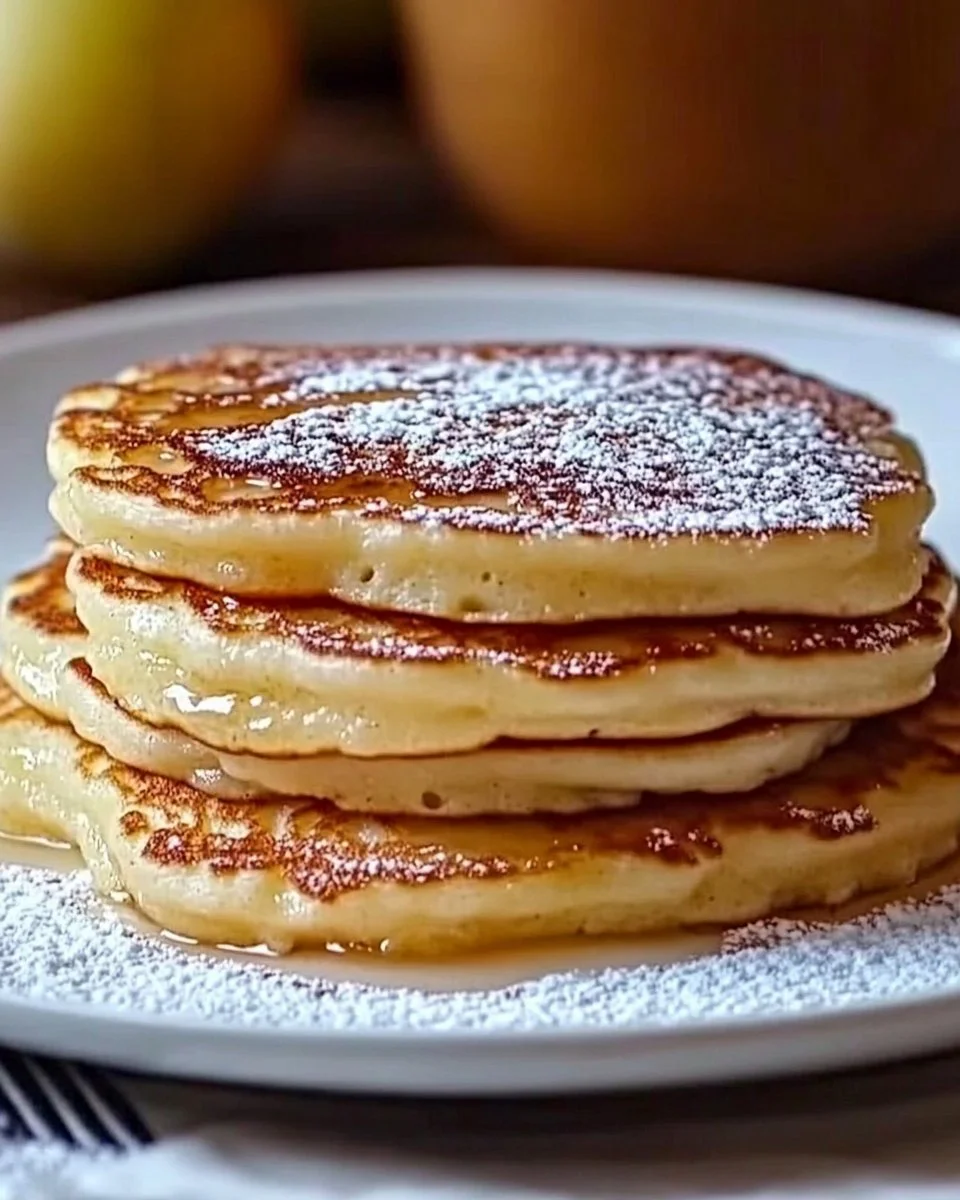 Apple Yogurt Pancakes
