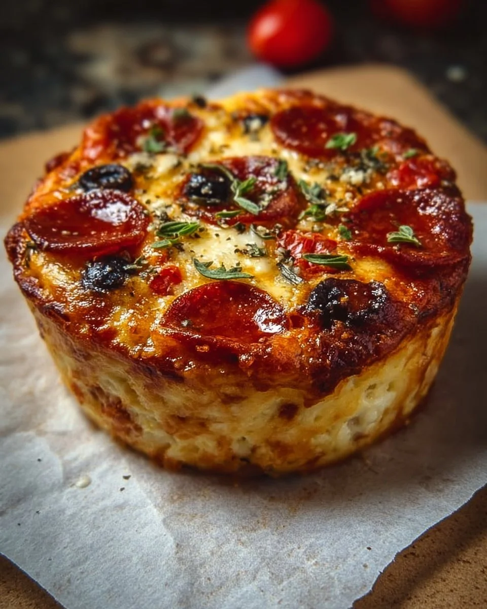 Healthy Cottage Cheese Pizza Bowl topped with fresh ingredients
