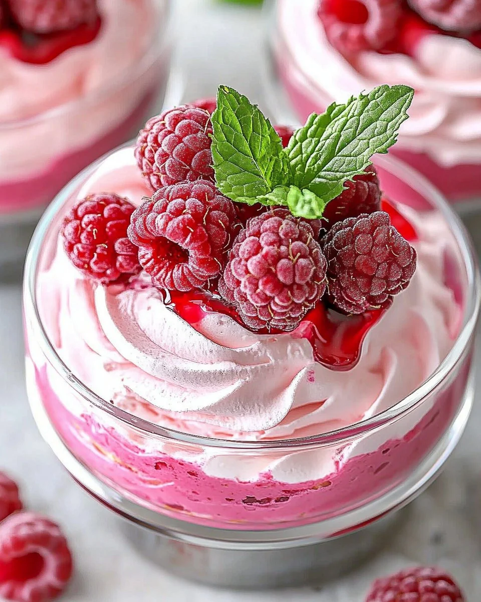 Cottage Cheese Raspberry Mousse