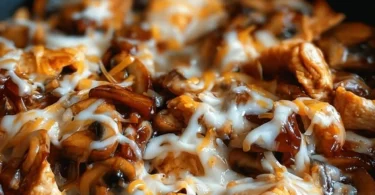 Easy Low Carb BBQ Chicken Bowl with fresh vegetables and BBQ sauce.