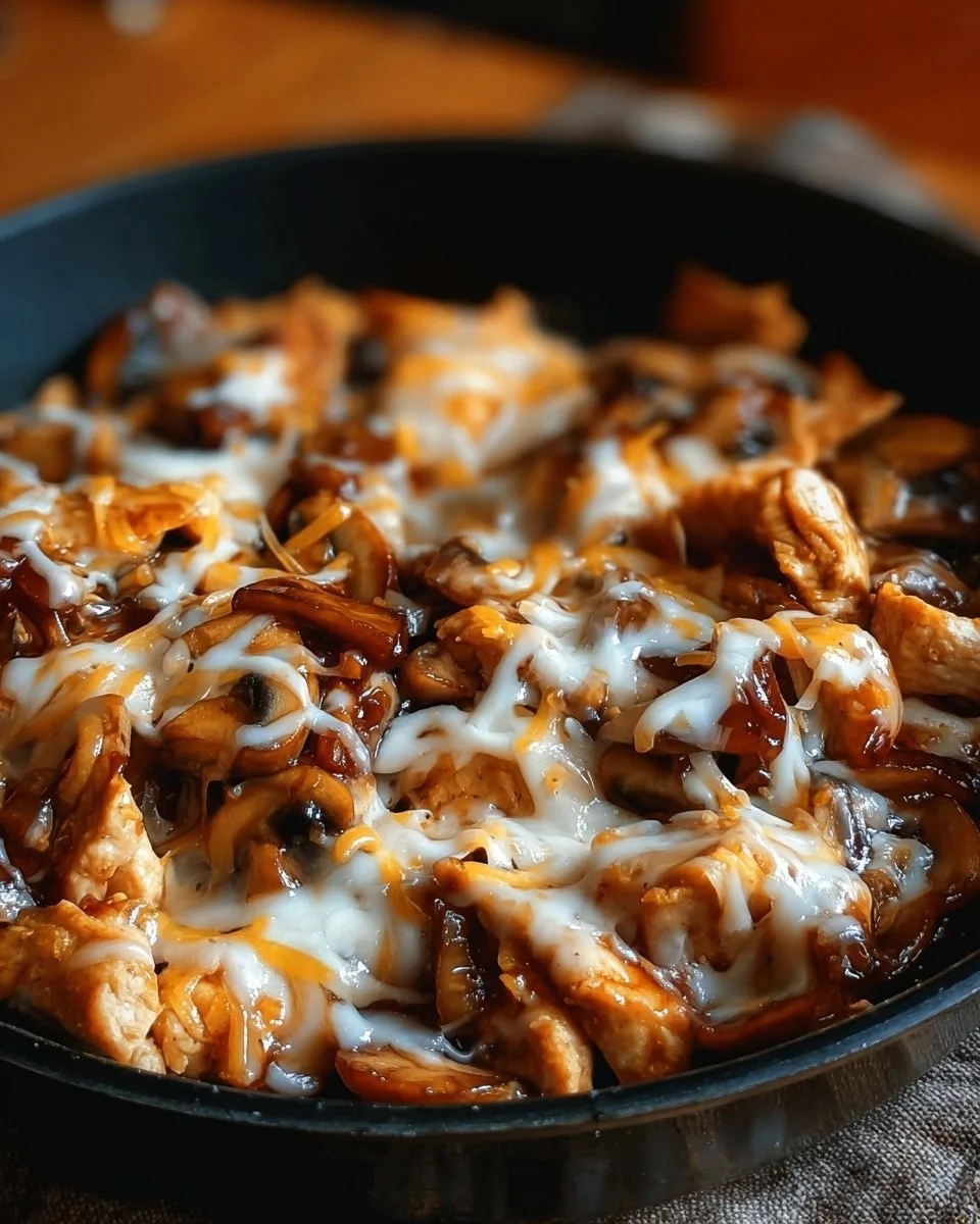 Easy Low Carb BBQ Chicken Bowl with fresh vegetables and BBQ sauce.