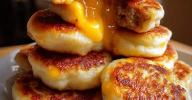 Delicious McGriddle Bites served with syrup and bacon