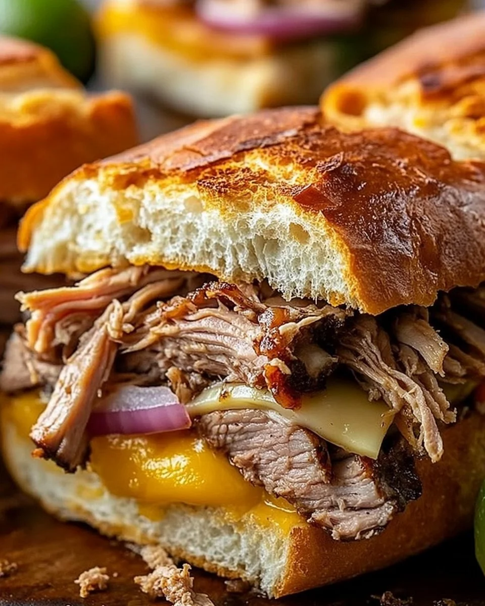 Slow Cooker Cuban Sandwiches