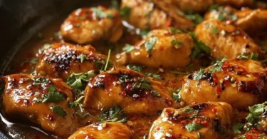 Texas Roadhouse Butter Chicken Skillet with rich sauce and tender chicken