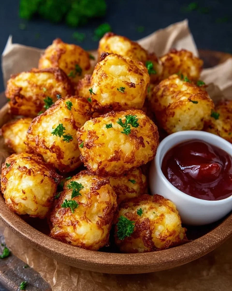 Two ingredient cottage cheese tots recipe for a healthy snack