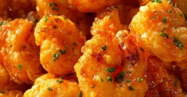 Delicious Bang Bang Shrimp served with a spicy sauce