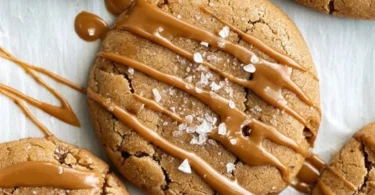 Delicious Biscoff cookie butter cookies displayed on a plate