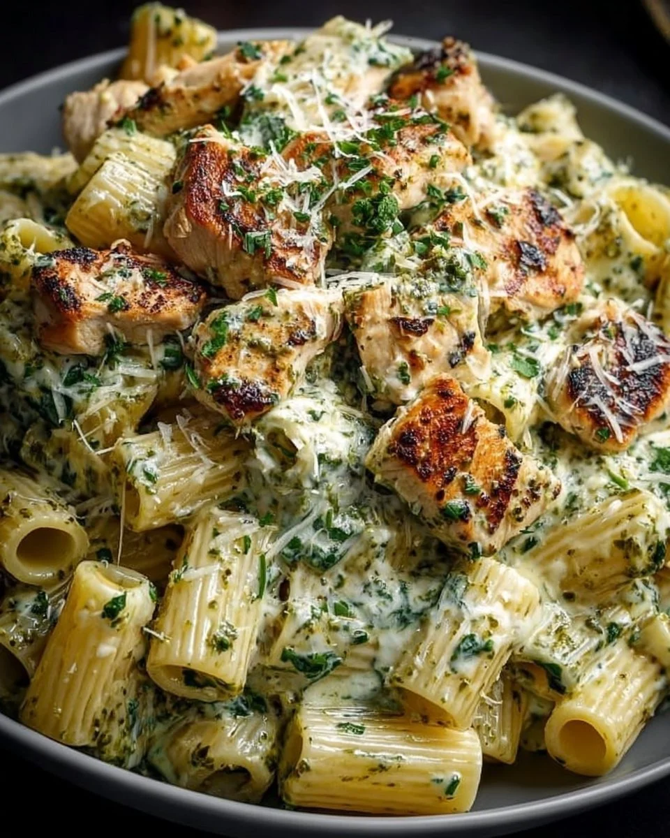 Creamy Pesto Chicken Pasta