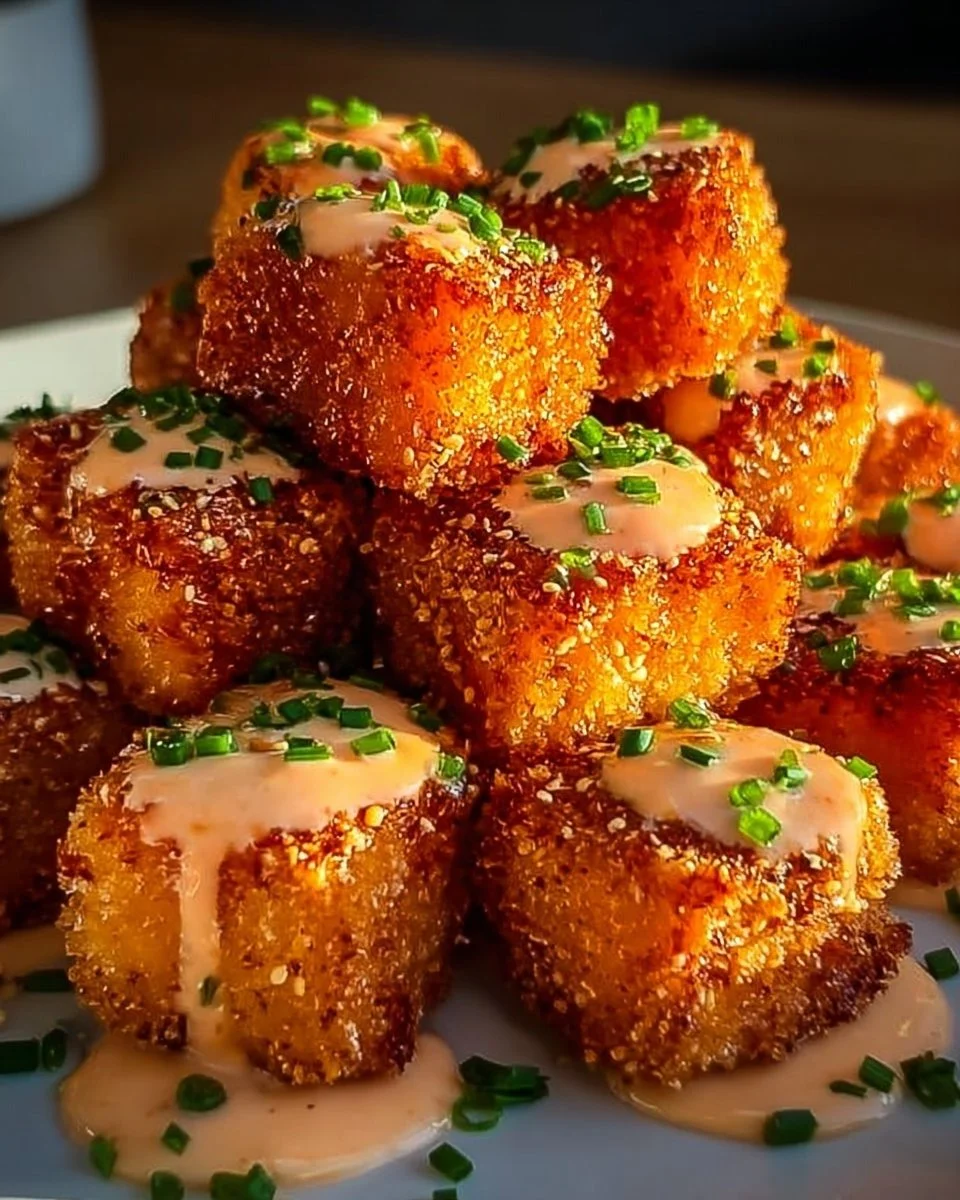 Crispy Bang Bang Salmon Bites