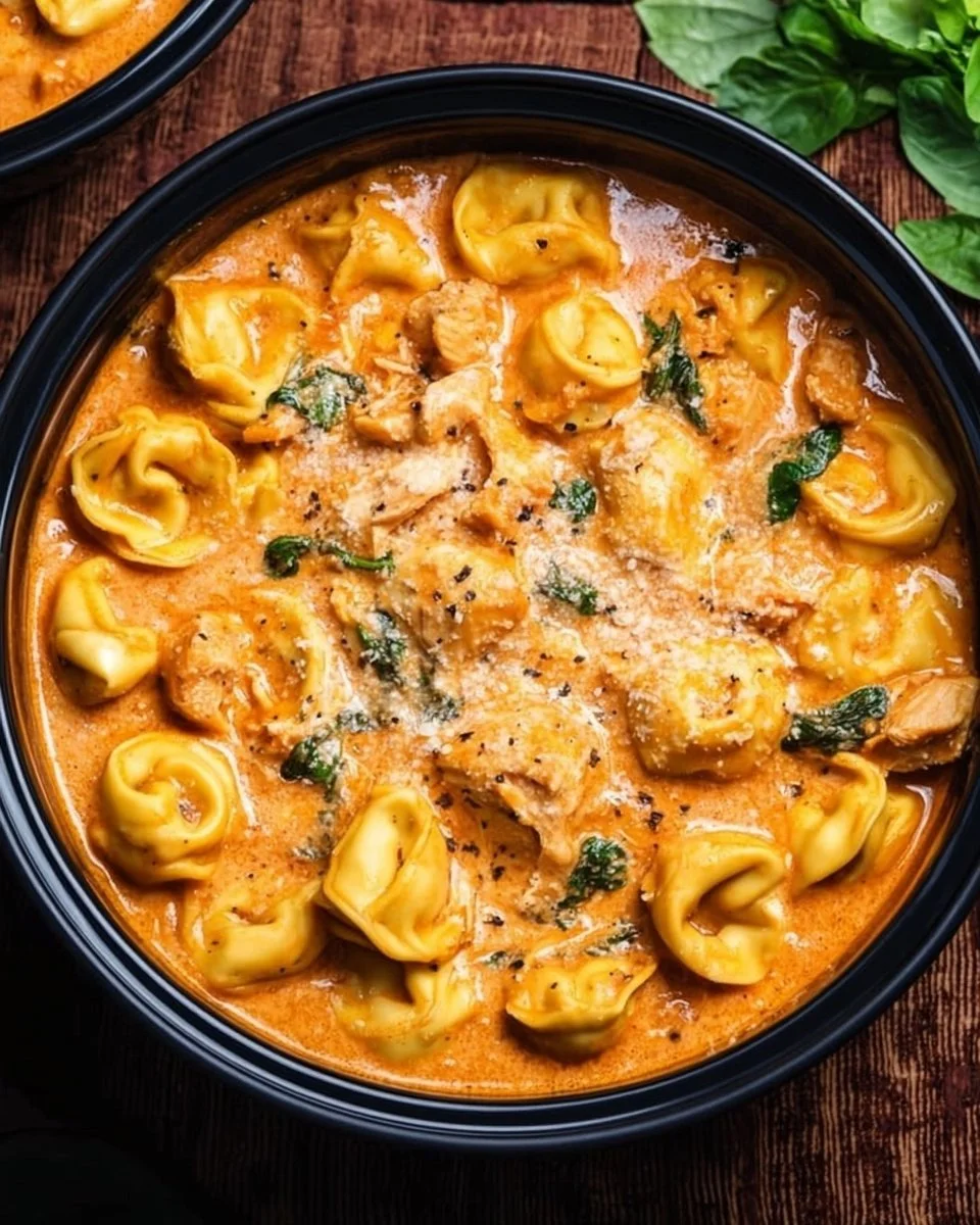 CrockPot Chicken Tortellini