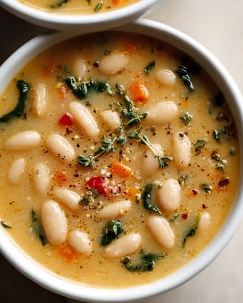 High Protein White Bean Soup