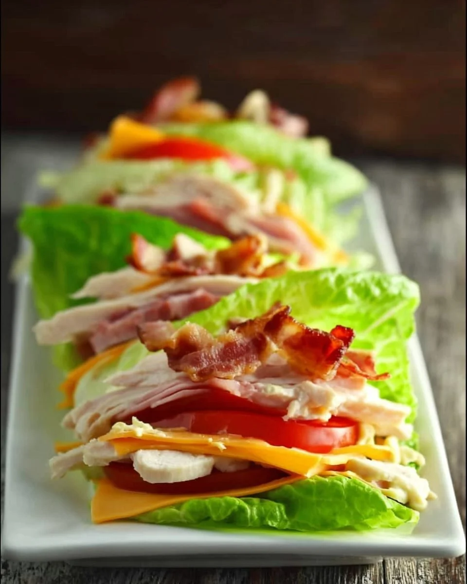Low Carb Chicken Club Sandwich