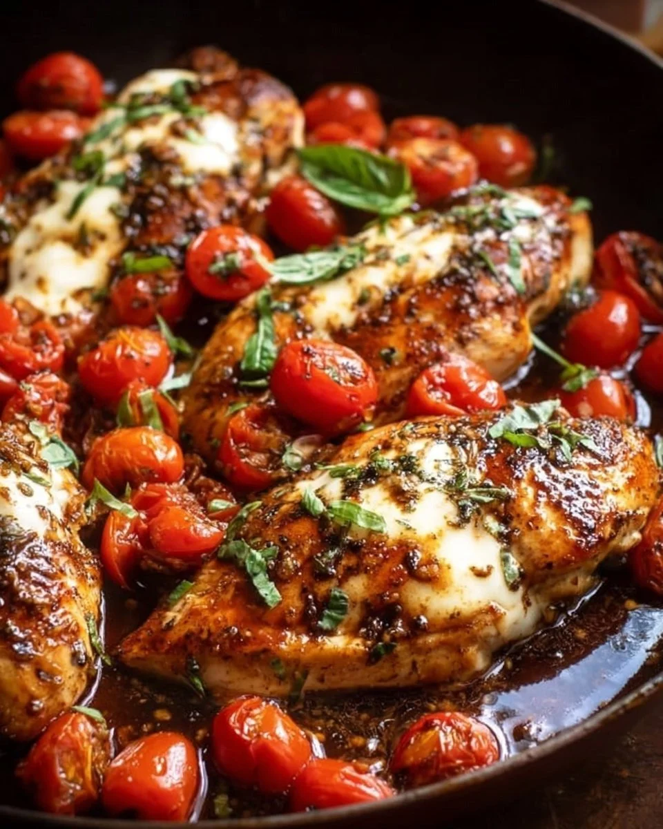 One-Pan Juicy Chicken in Balsamic Sauce