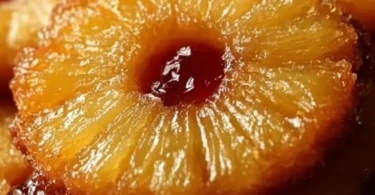 Delicious Pineapple Upside Down Sugar Cookies ready to be served.